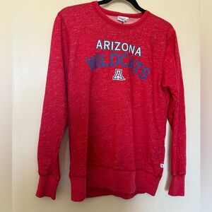 NWT Heather Red Anna Crewneck Arizona Wildcats Sweatshirt in Size Medium